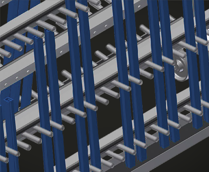 Pvc GLW 48 Ripiano con gomma protettiva Someco